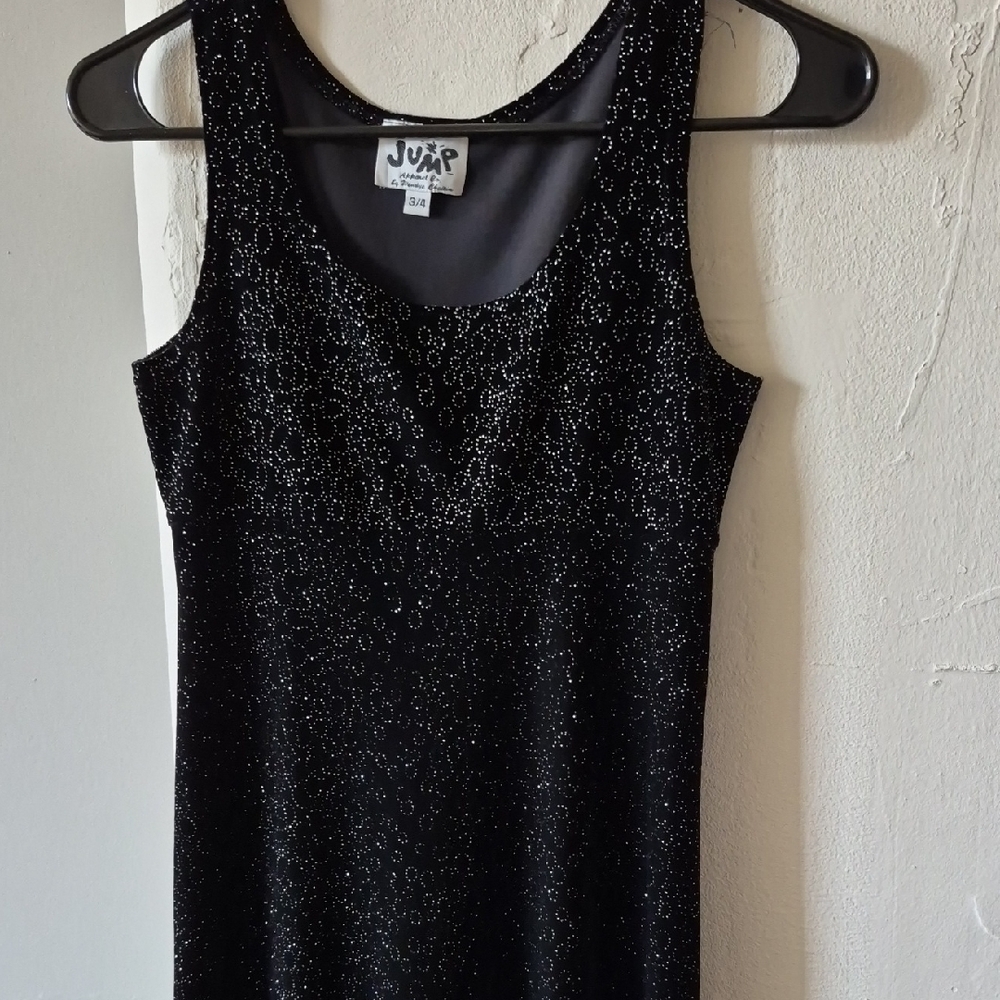 Jump Women's Sparkling Black Mini Dress